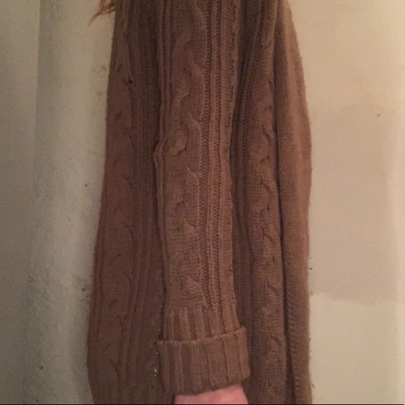 ❤️ Knit Camel Brown Open Cardigan Sweater - Picture 5 of 5